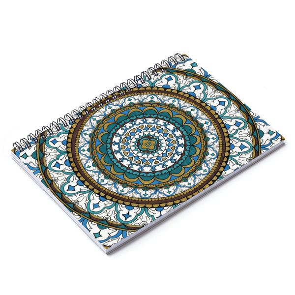 Sofia Calm - Blues Greens - Spiral Notebook