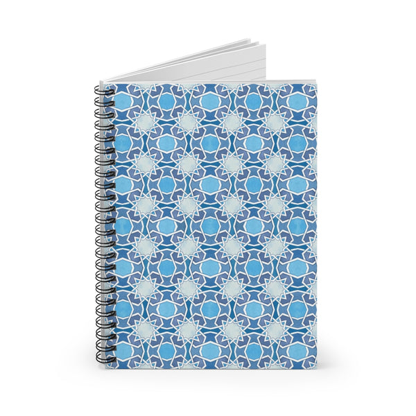 Mustansiriya Blue - Spiral Notebook