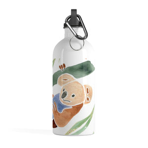 Swinging Koala - Stainless Steel Water Bottle