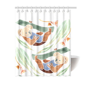 Swinging Koalas - Shower Curtain 60" x 72"