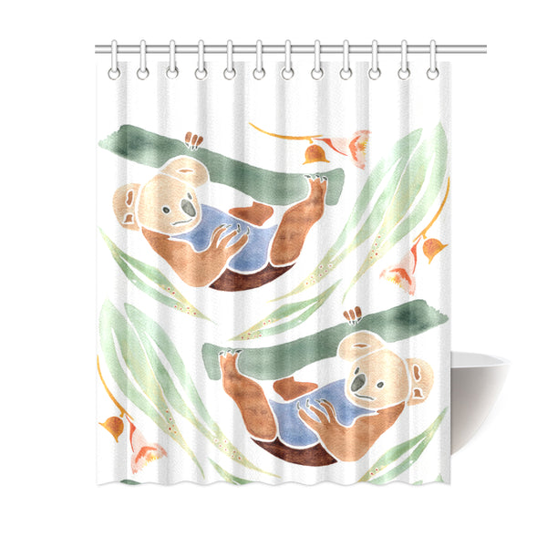 Swinging Koalas - Shower Curtain 60" x 72"