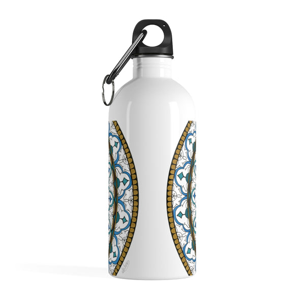 Sofia Calm - Blues Greens - Stainless Steel Water Bottle