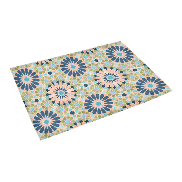 Alhambra Tile - Living Coral - Full Pattern - Door Mat