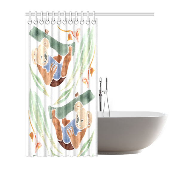 Swinging Koalas - Shower Curtain 72" * 72"