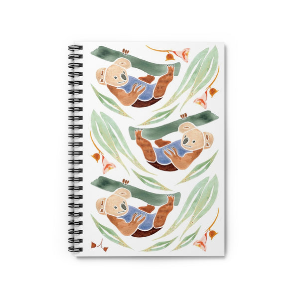 Swinging Koalas - Spiral Notebook