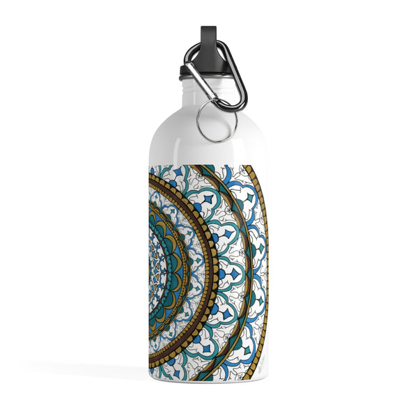 Sofia Calm - Blues Greens - Stainless Steel Water Bottle