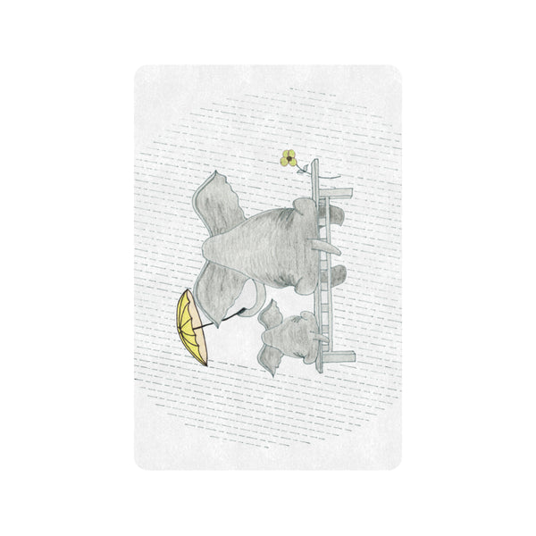 Elephant Mumma Love - Yellow - Doormat