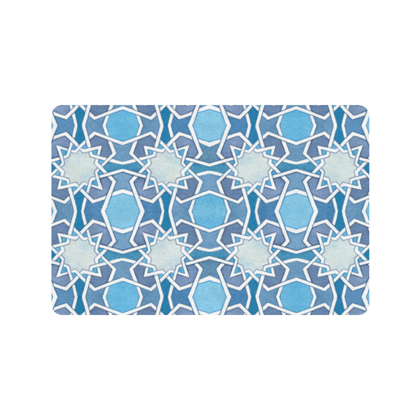 Mustansiriya Blue - Door Mat