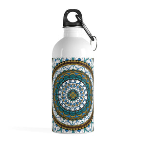 Sofia Calm - Blues Greens - Stainless Steel Water Bottle