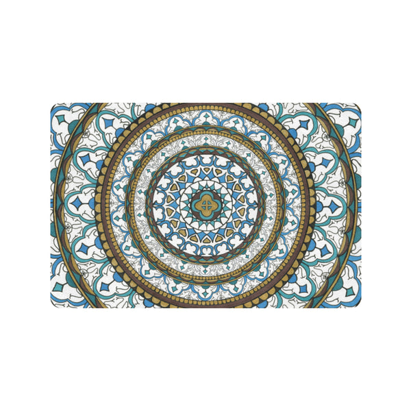 Sofia Calm - Blues Greens - Door Mat