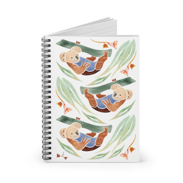 Swinging Koalas - Spiral Notebook