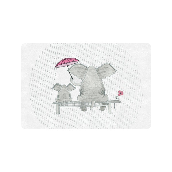 Elephant Mumma Love - Pink - Doormat