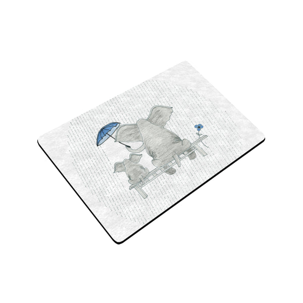 Elephant Mumma Love - Blue - Doormat