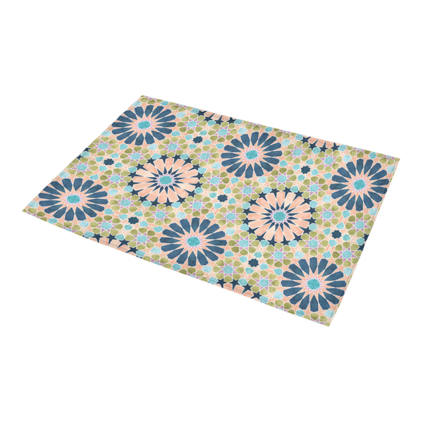 Alhambra Tile - Living Coral - Full Pattern - Door Mat