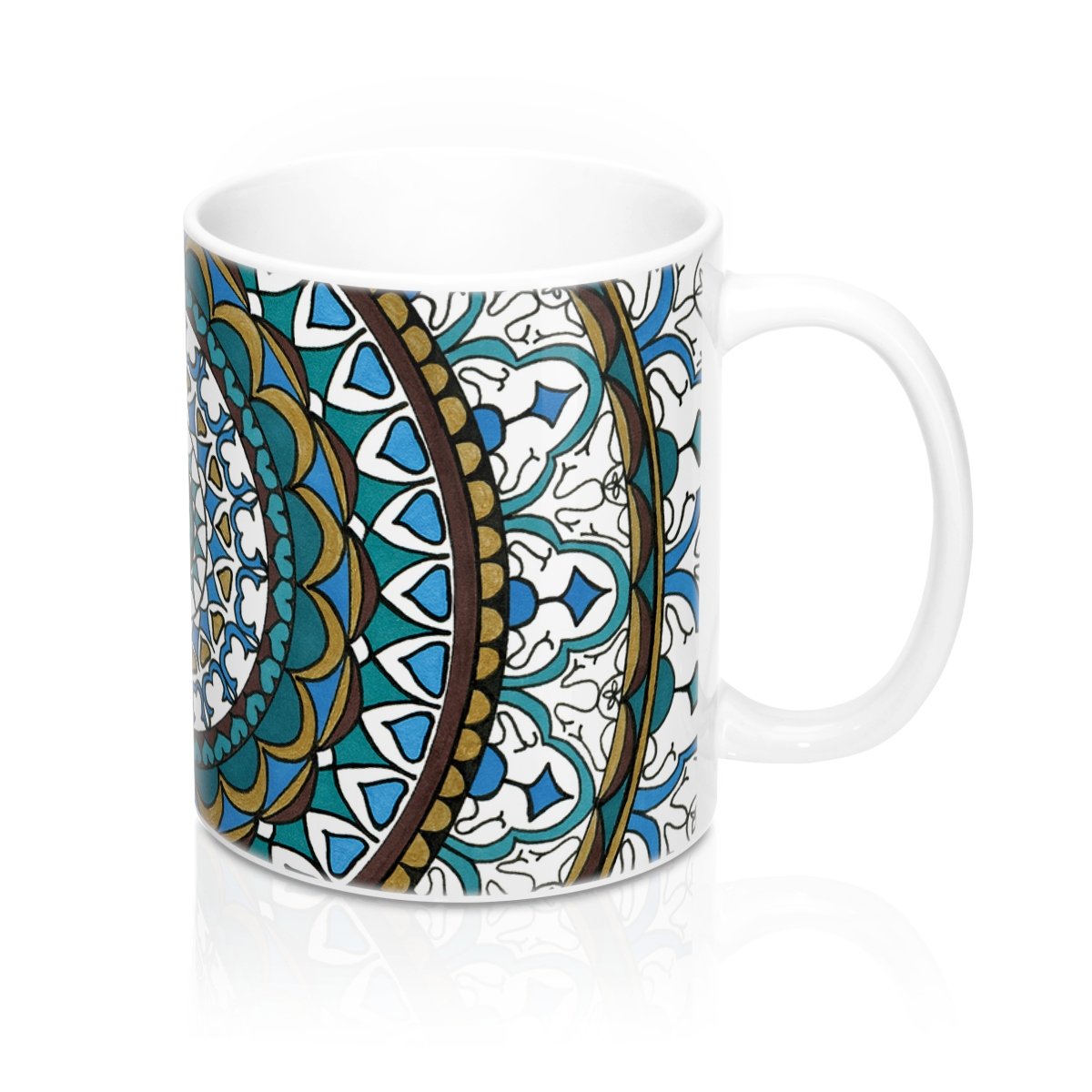 Sofia Calm - Blues Greens - Mug 11oz