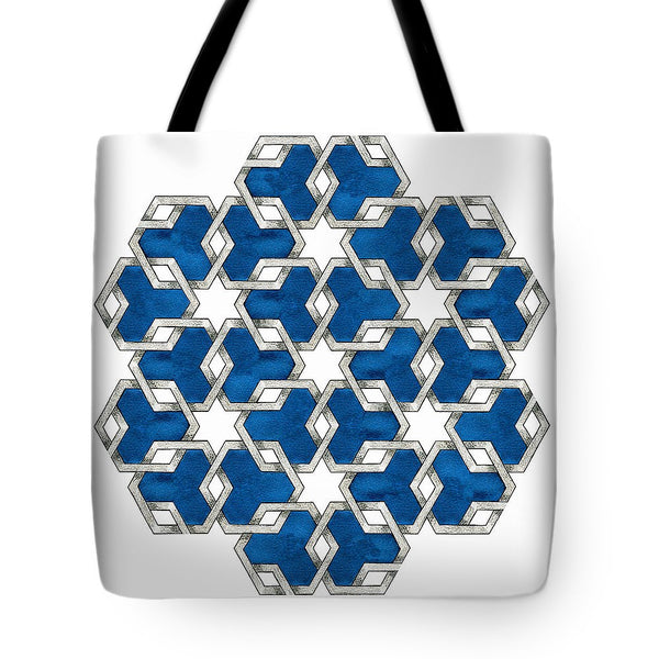 Esrefoglu Tile - Blue - Tote Bag