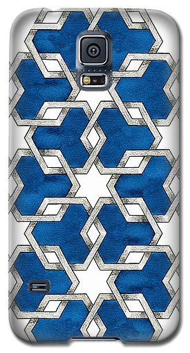 Esrefoglu Tile - Blue - Samsung Phone Case