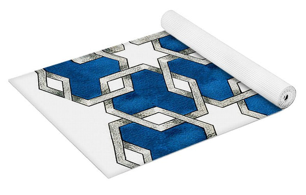 Esrefoglu Tile - Blue - Yoga Mat