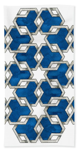 Esrefoglu Tile - Blue - Beach Towel