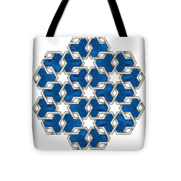 Esrefoglu Tile - Blue - Tote Bag