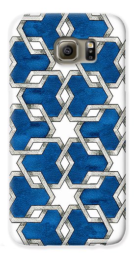 Esrefoglu Tile - Blue - Samsung Phone Case