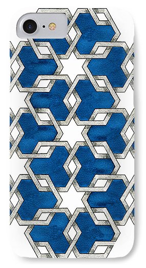 Esrefoglu Tile - Blue - iPhone Case