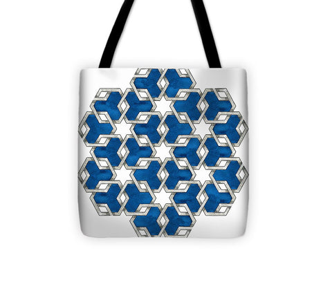 Esrefoglu Tile - Blue - Tote Bag