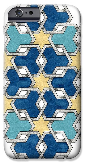 Esrefoglu - Blue Aqua Yellow - iPhone Case