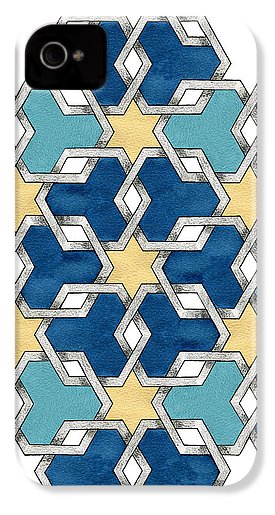 Esrefoglu - Blue Aqua Yellow - iPhone Case