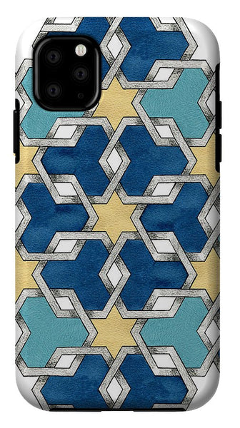 Esrefoglu - Blue Aqua Yellow - iPhone Case