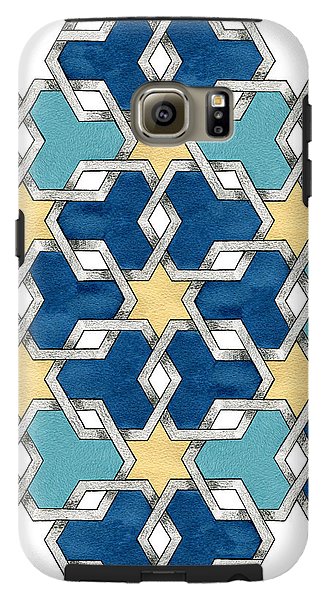 Esrefoglu - Blue Aqua Yellow - Samsung Phone Case