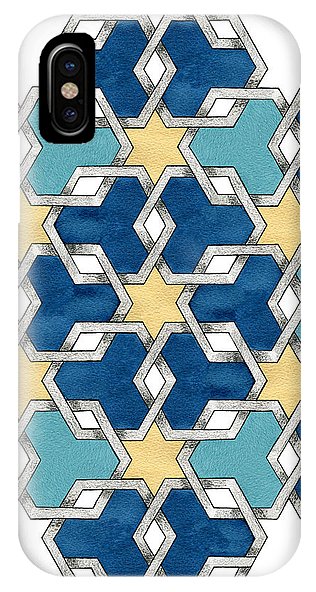 Esrefoglu - Blue Aqua Yellow - iPhone Case