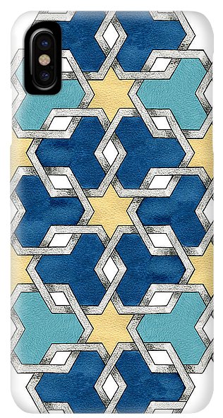 Esrefoglu - Blue Aqua Yellow - iPhone Case