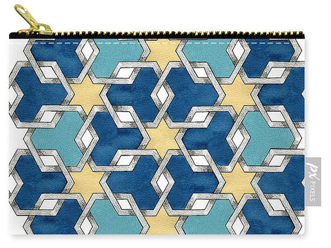 Esrefoglu - Blue Aqua Yellow - Carry-All Pouch