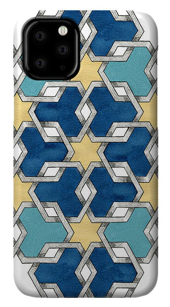 Esrefoglu - Blue Aqua Yellow - Samsung Phone Case