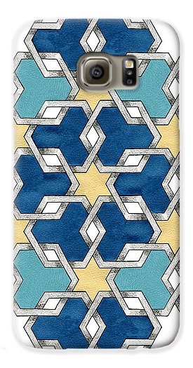 Esrefoglu - Blue Aqua Yellow - iPhone Case