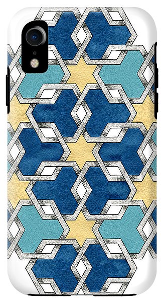 Esrefoglu - Blue Aqua Yellow - iPhone Case