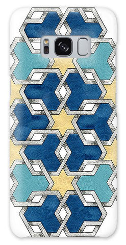 Esrefoglu - Blue Aqua Yellow - Samsung Phone Case