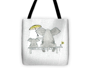 Elephant Mumma Love - Yellow - Tote Bag