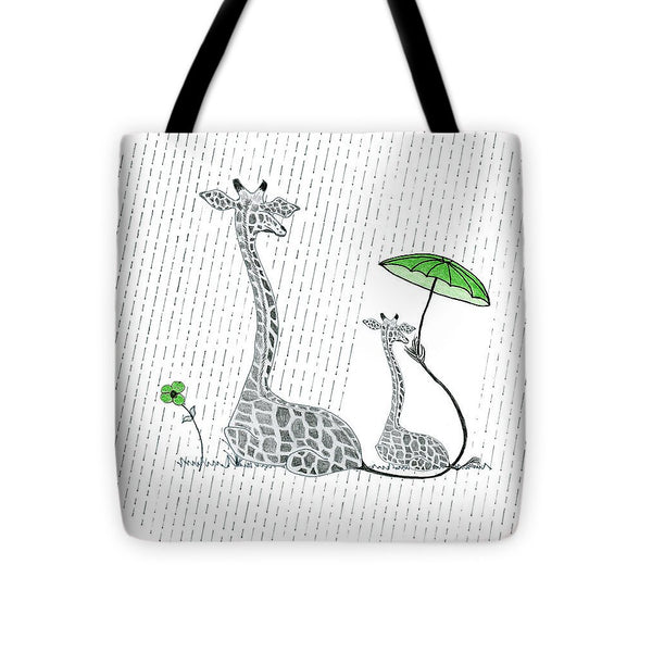 Giraffe Mumma Love - Green - Tote Bag