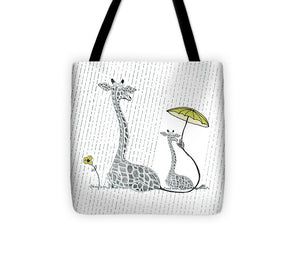 Giraffe Mumma Love - Yellow - Tote Bag