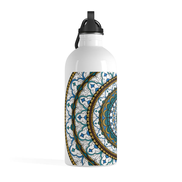 Sofia Calm - Blues Greens - Stainless Steel Water Bottle