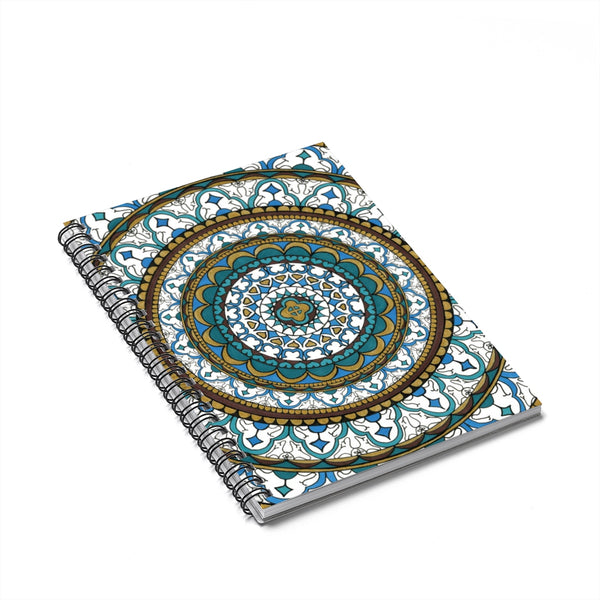 Sofia Calm - Blues Greens - Spiral Notebook