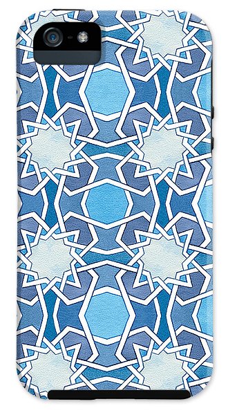 Mustansiriya Tile - Blues - Samsung Phone Case