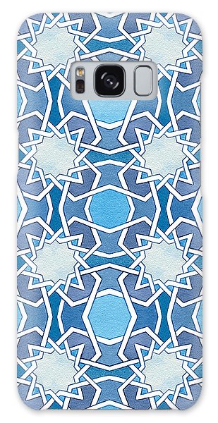 Mustansiriya Tile - Blues - iPhone Case