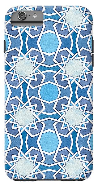 Mustansiriya Tile - Blues - Samsung Phone Case