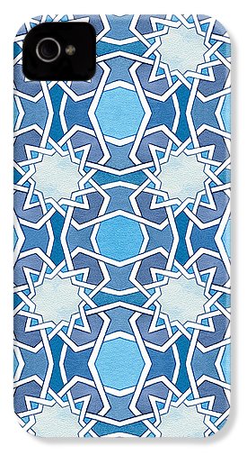 Mustansiriya Tile - Blues - Samsung Phone Case