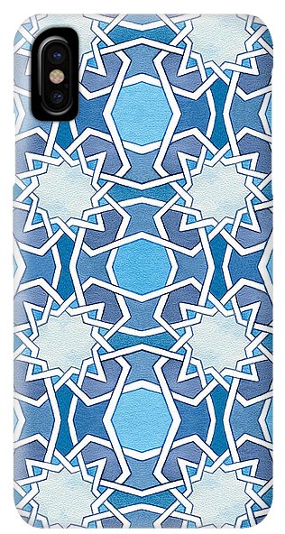 Mustansiriya Tile - Blues - Samsung Phone Case