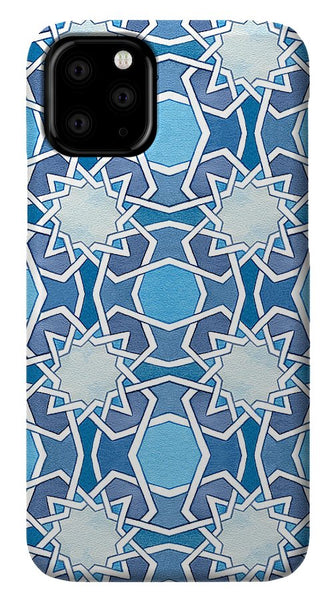 Mustansiriya Tile - Blues - Samsung Phone Case