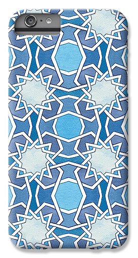 Mustansiriya Tile - Blues - Samsung Phone Case